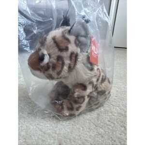 NWT Wild Republic Bobcat Lynx Wildcat Plush Stuffed Animal 8”